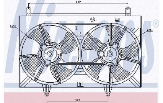 Ventilador de refrigeración 85615 Nissens, Imagen 3