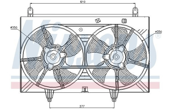 Ventilador de refrigeración 85615 Nissens, Imagen 4