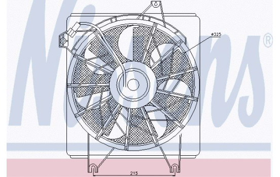 Ventilador de refrigeración 85622 Nissens, Imagen 7