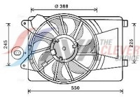 Ventilador de refrigeración AL7519 Ava Quality Cooling
