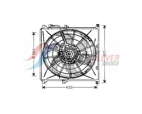 Ventilador de refrigeración BW7503 Ava Quality Cooling