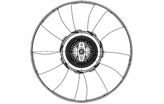 Ventilador de refrigeración CFF 501 000P Mahle, Imagen 2