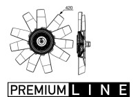 Ventilador de refrigeración CFF 530 000P Mahle