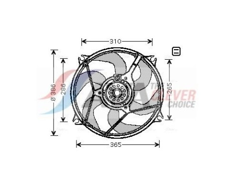 Ventilador de refrigeración CN7528 Ava Quality Cooling