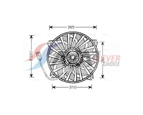 Ventilador de refrigeración CN7533 Ava Quality Cooling
