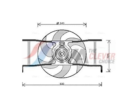 Ventilador de refrigeración CN7545 Ava Quality Cooling