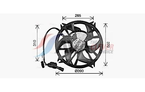 Ventilador de refrigeración CN7556 Ava Quality Cooling, Imagen 2