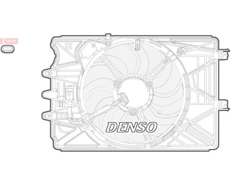 Ventilador de refrigeración DER09069 Denso