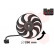 VENTILADOR DE REFRIGERACIÓN DERECHO 220/60W 29 CM 5888745 International Radiators