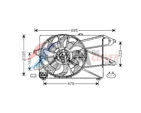 Ventilador de refrigeración FD7504 Ava Quality Cooling
