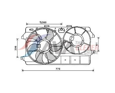 Ventilador de refrigeración FD7591 Ava Quality Cooling