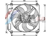 Ventilador de refrigeración FT7551 Ava Quality Cooling