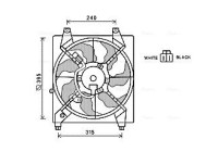 Ventilador de refrigeración HY7528 Ava Quality Cooling