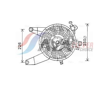 Ventilador de refrigeración HY7569 Ava Quality Cooling