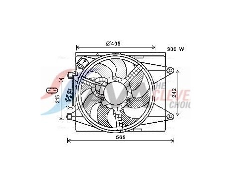 Ventilador de refrigeración LC7501 Ava Quality Cooling