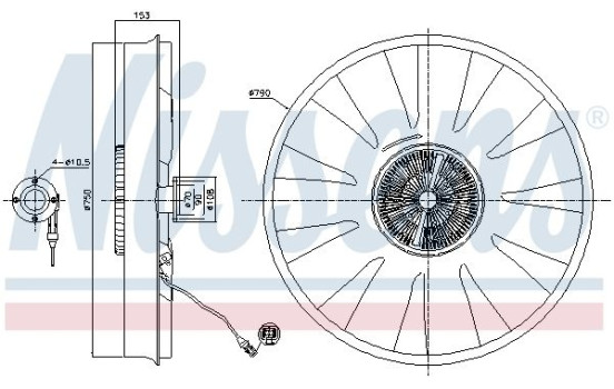 Ventilador de refrigeración MNF142 Ava Quality Cooling, Imagen 2