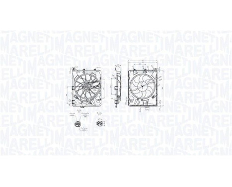 Ventilador de refrigeración MTC849AX Magneti Marelli