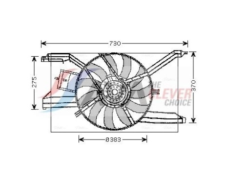 Ventilador de refrigeración OL7532 Ava Quality Cooling