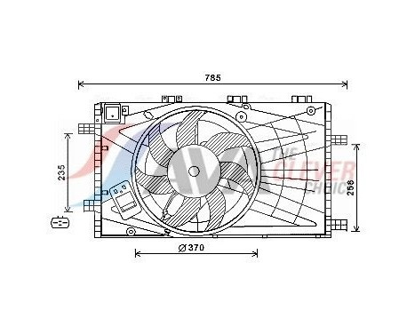 Ventilador de refrigeración OL7621 Ava Quality Cooling