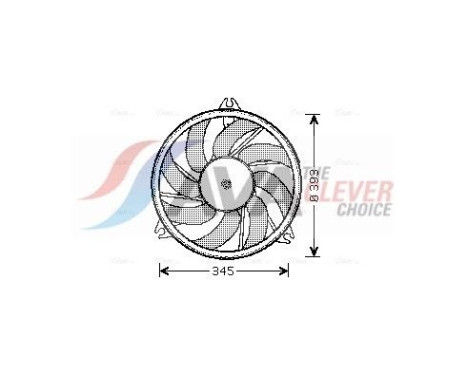 Ventilador de refrigeración PE7528 Ava Quality Cooling
