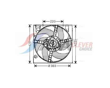 Ventilador de refrigeración RT7522 Ava Quality Cooling