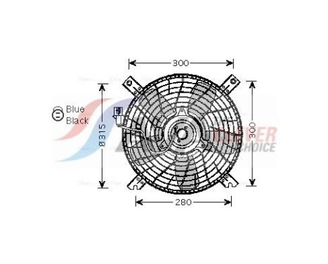 Ventilador de refrigeración SZ7509 Ava Quality Cooling