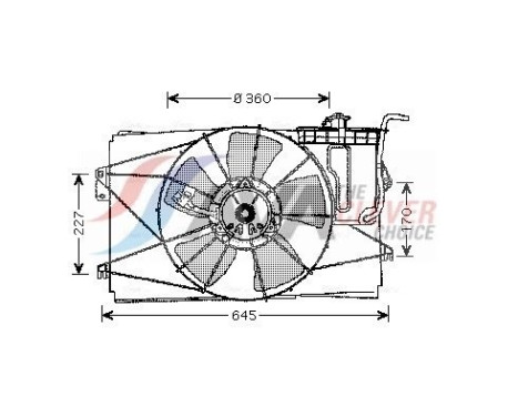 Ventilador de refrigeración TO7524 Ava Quality Cooling
