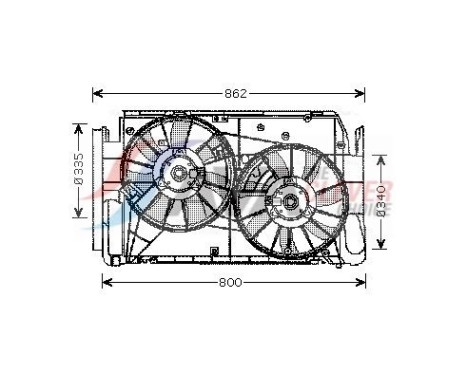 Ventilador de refrigeración TO7551 Ava Quality Cooling