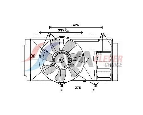 Ventilador de refrigeración TO7580 Ava Quality Cooling