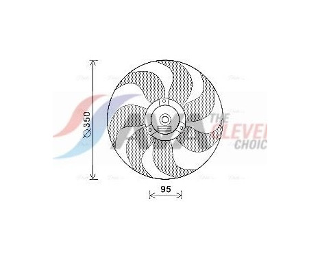 Ventilador de refrigeración VN7511 Ava Quality Cooling
