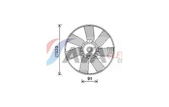 Ventilador de refrigeración VN7538 Ava Quality Cooling, Imagen 3