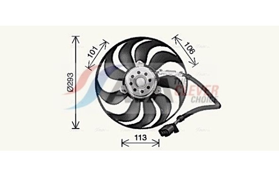 Ventilador de refrigeración VN7546 Ava Quality Cooling, Imagen 2