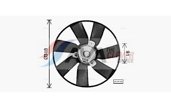 Ventilador de refrigeración VN7550 Ava Quality Cooling, Imagen 2