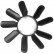 VENTILADOR DE TORNILLO VISCOSO 250D, 250TD, 290TD 3020743 International Radiators