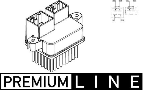 Régulateur, pulseur d'air habitacle BEHR *** PREMIUM LINE ***