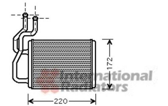 RADIATEUR DE CHAUFFAGE CARENS2 TOUS 02-06 RHD, Image 2