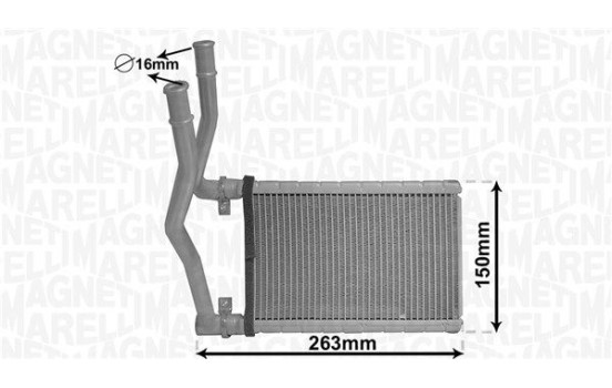 Radiateur de chauffage, chauffage intérieur