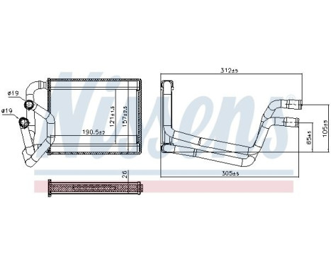 Radiateur de chauffage, chauffage intérieur