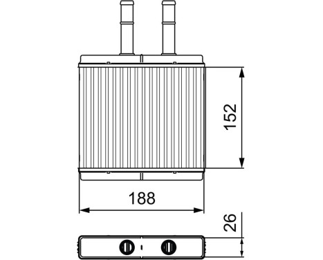 Radiateur de chauffage, chauffage intérieur