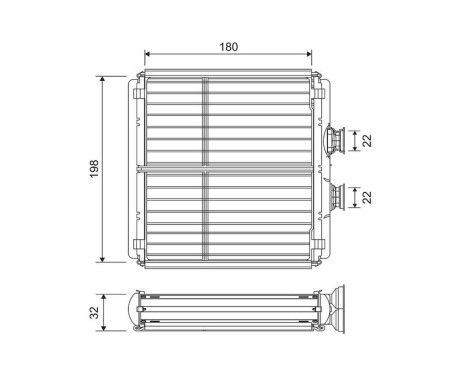 Radiateur de chauffage, chauffage intérieur