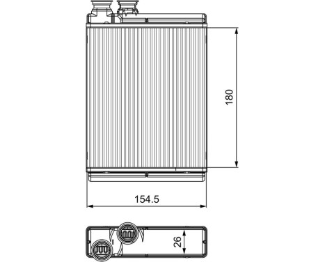 Radiateur de chauffage, chauffage intérieur