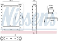 Radiateur de chauffage, chauffage intérieur