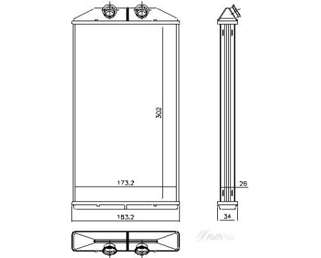 Radiateur de chauffage, chauffage intérieur