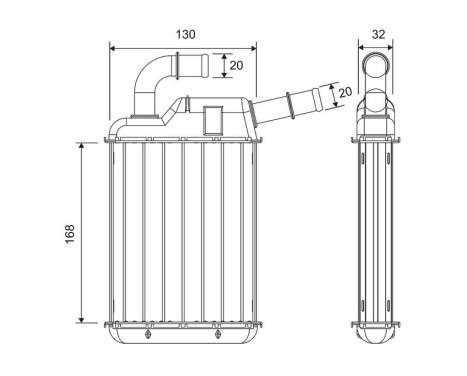 Radiateur de chauffage, chauffage intérieur