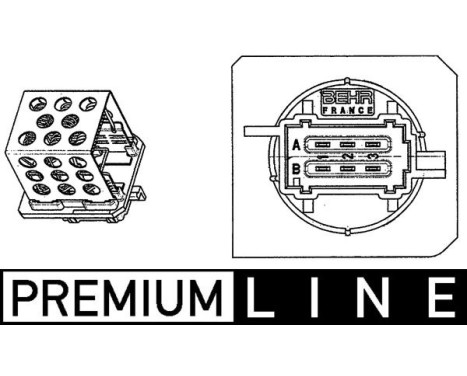 Résistance, pulseur d'air habitacle BEHR *** PREMIUM LINE ***