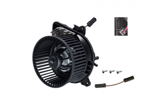 Moteur électrique, pulseur d'air habitacle 106449 FEBI