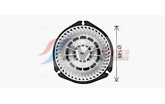 Moteur électrique, pulseur d'air habitacle CT8082 Ava Quality Cooling