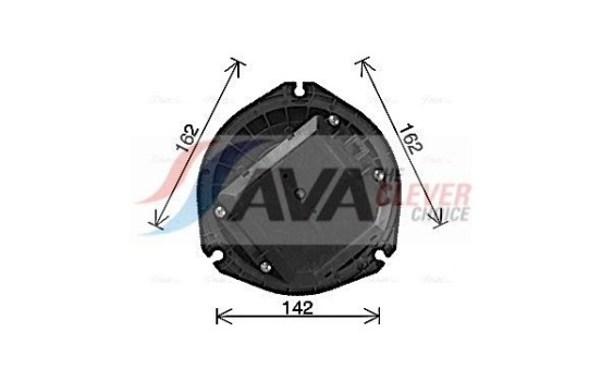 Moteur électrique, pulseur d'air habitacle CT8082 Ava Quality Cooling, Image 3