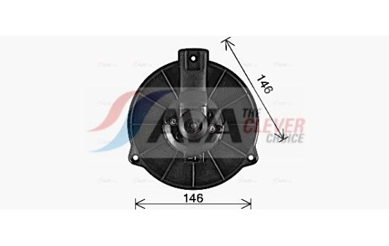 Moteur électrique, pulseur d'air habitacle VO8306 Ava Quality Cooling, Image 4