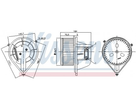 Pulseur d'air habitacle 87241 Nissens, Image 6